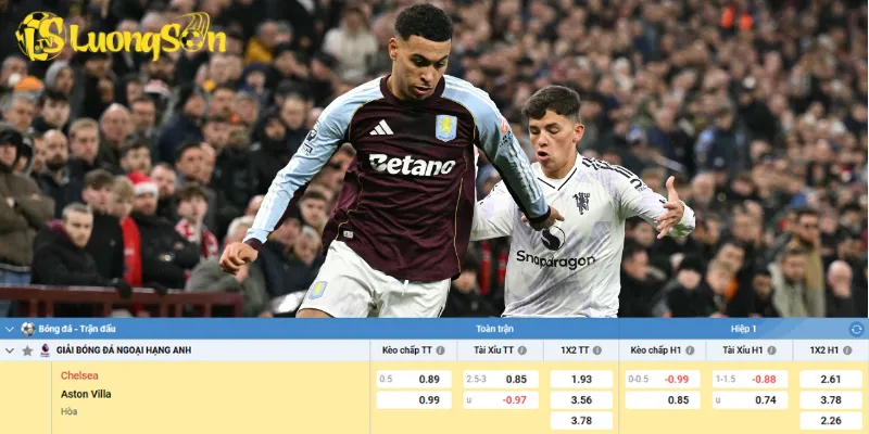 Chi tiết kèo Chelsea vs Aston Villa