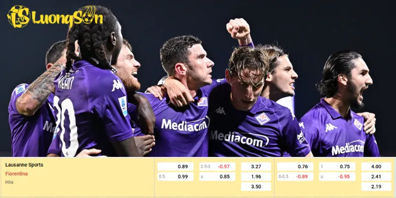 Chi tiết kèo Lausanne vs Fiorentina