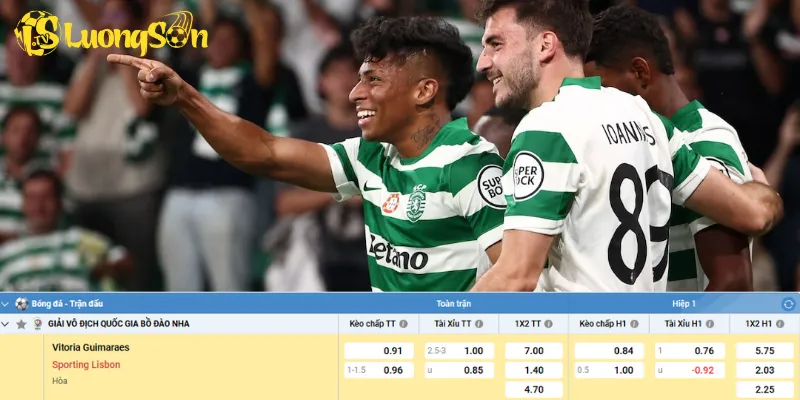 Chi tiết kèo trận Vitoria Guimaraes vs Sporting CP