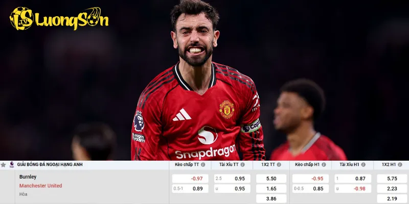 Chi tiết kèo Burnley vs Man United