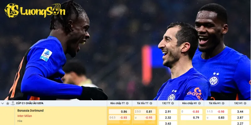Chi tiết kèo Dortmund vs Inter