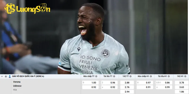 Chi tiết kèo Hellas Verona vs Udinese