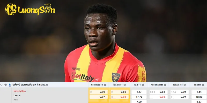 Chi tiết kèo Inter vs Lecce
