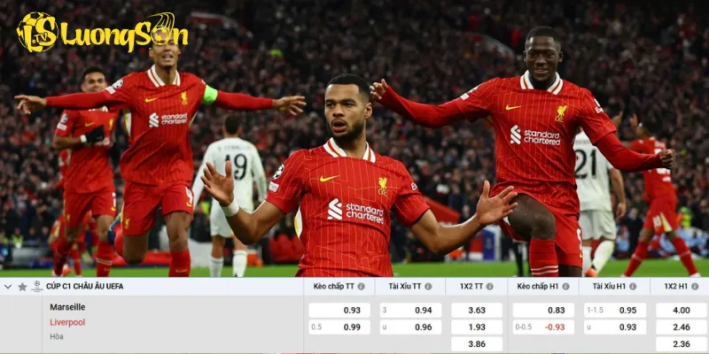 Chi tiết kèo Marseille vs Liverpool