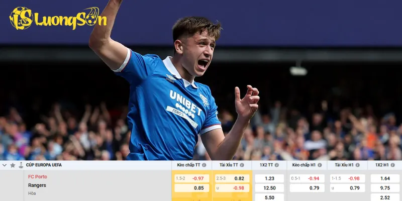 Chi tiết kèo Porto vs Rangers