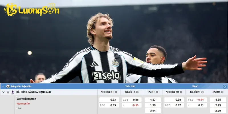 Chi tiết kèo Wolves vs Newcastle