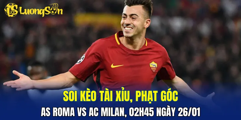 Trận đấu AS Roma vs AC Milan có thể không nhiều bàn thắng