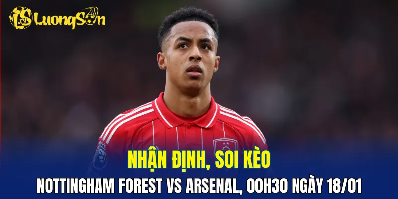 Trận đấu Nottingham Forest vs Arsenal khả năng cao do đội khách làm chủ