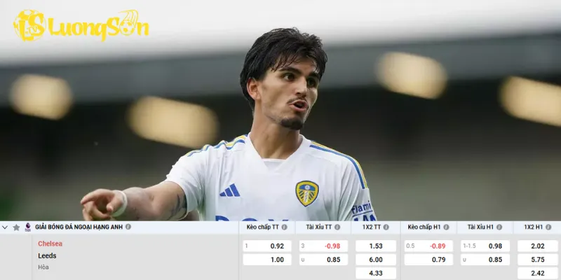 Chi tiết kèo Chelsea vs Leeds United