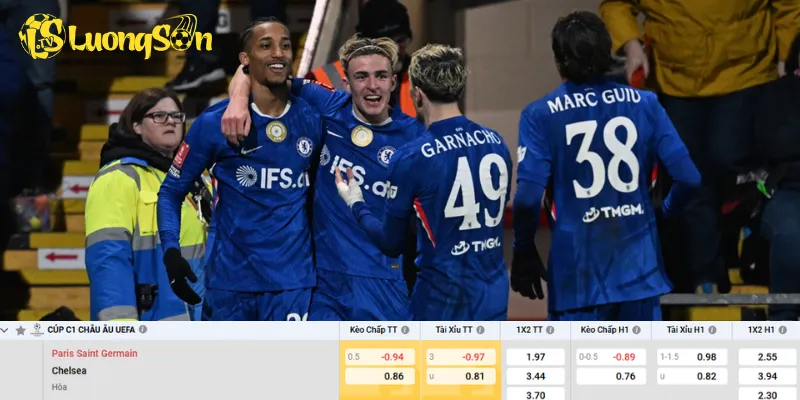 Chi tiết kèo PSG vs Chelsea