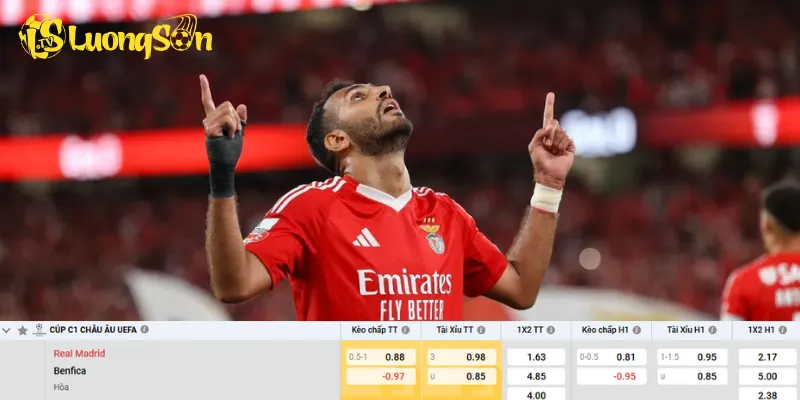 Chi tiết kèo Real Madrid vs Benfica